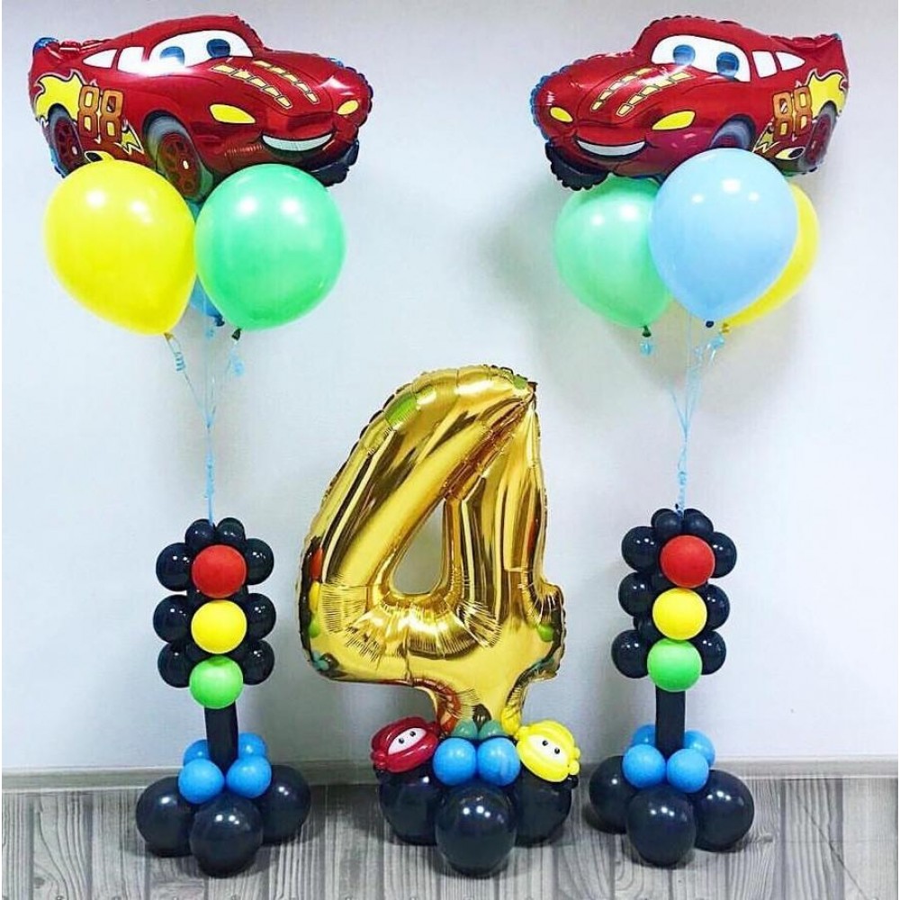 шары на 3 года мальчику на день рождения оформление